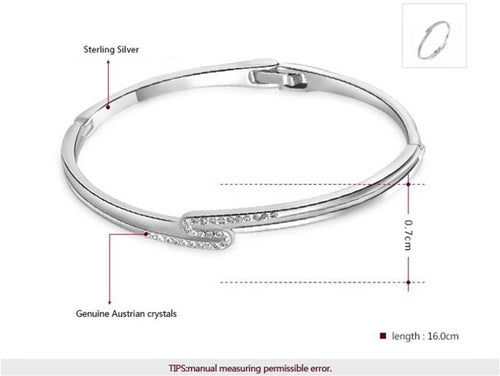 Cora Sterling Silver Bracelet